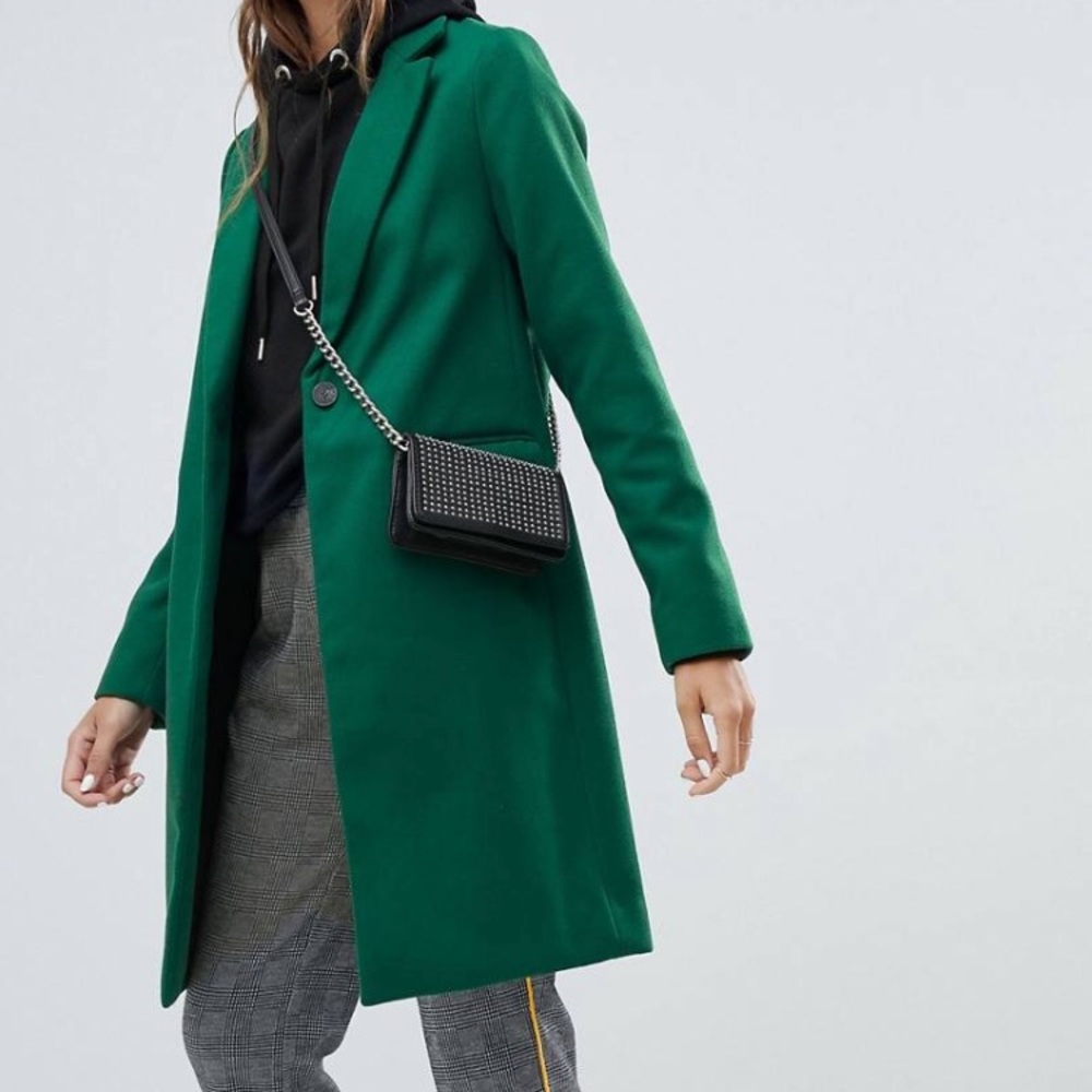 NEW WITH TAGS Tailored Green Coat